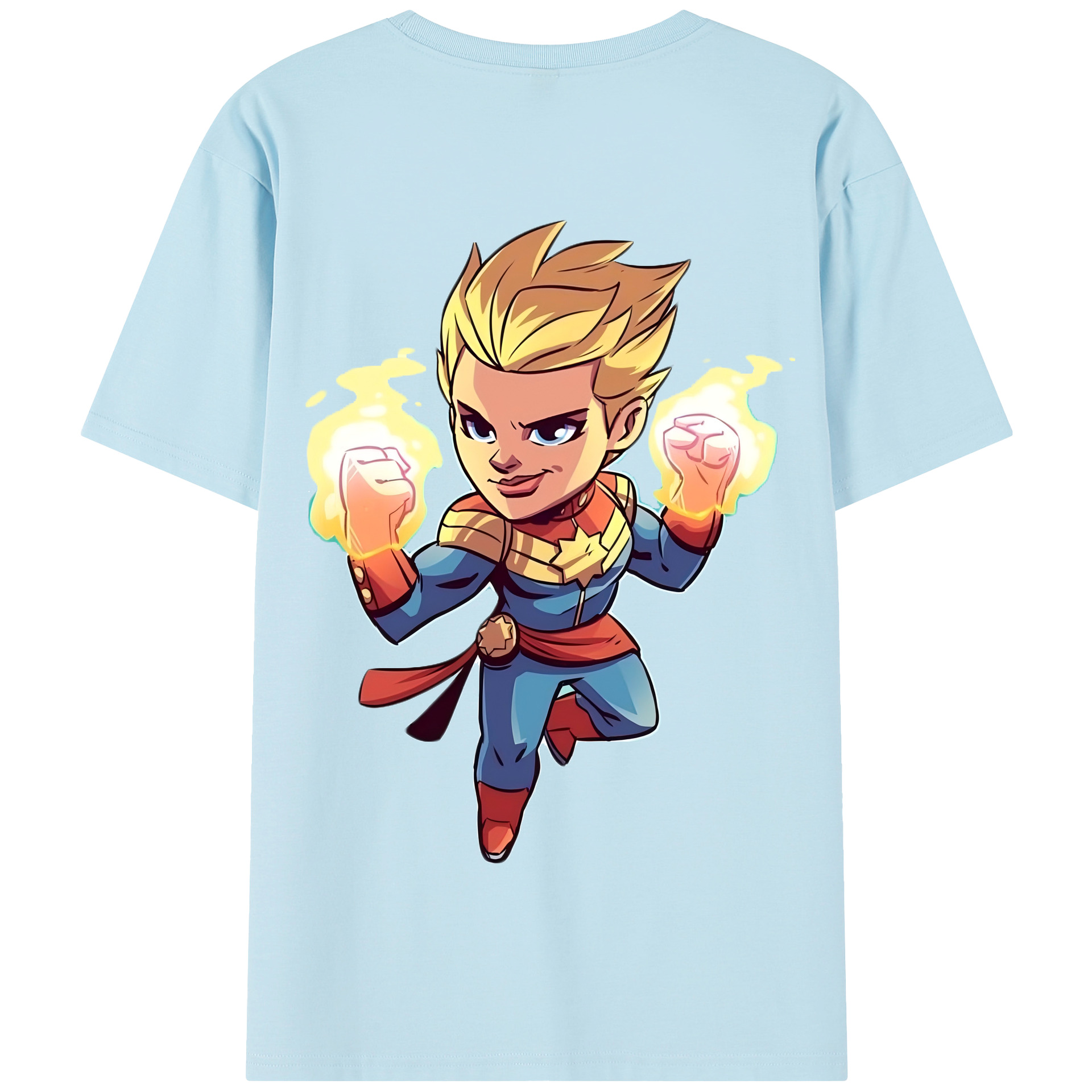 （画像用） アベンジャーズ The Avengers 綿100％半袖Tシャツ（背面プリント）